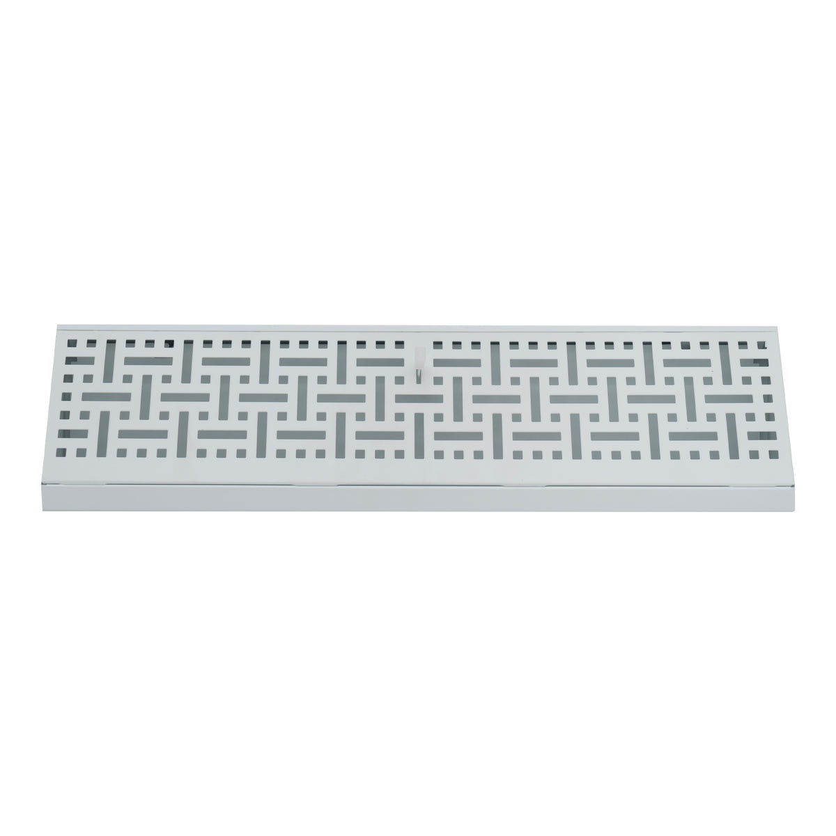 Fits 18" Baseboard Space | Corner Baseboard Register by Handua | Decorative Design | 18" External Length Register Vent Cover Grill | Adjustable Lever for Air Flow Control | White