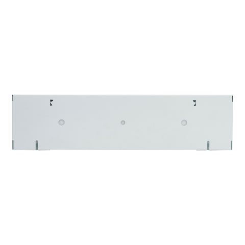 18" Corner Baseboard Register | Decorative Design | White