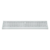 24" Corner Baseboard Register | Decorative Design | White