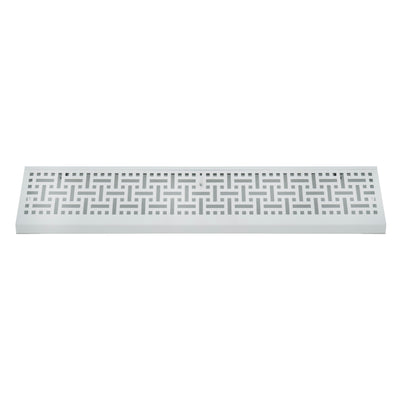 24" Corner Baseboard Register | Decorative Design | White