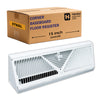 Handua Corner Baseboard Return Air Grille | Round Type Air Flow Design