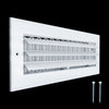 Handua Aluminum Adjustable Air Supply Grille | 1 WAY Register Vent Cover Grill for Sidewall and Ceiling
