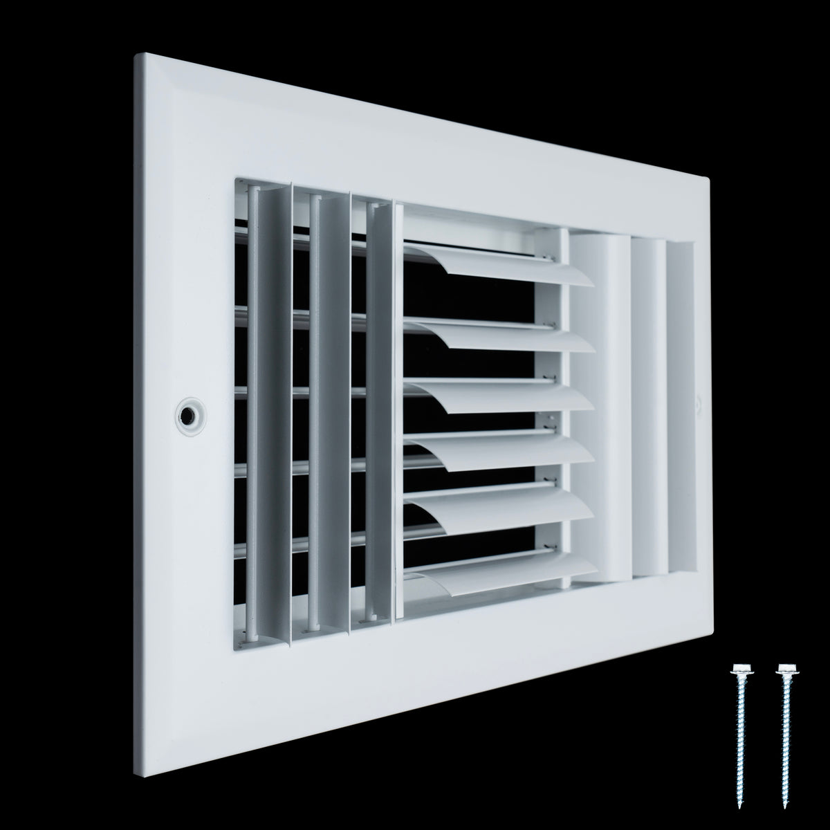 Handua Aluminum Adjustable Air Supply Grille | 3 WAY Register Vent Cover Grill for Sidewall and Ceiling
