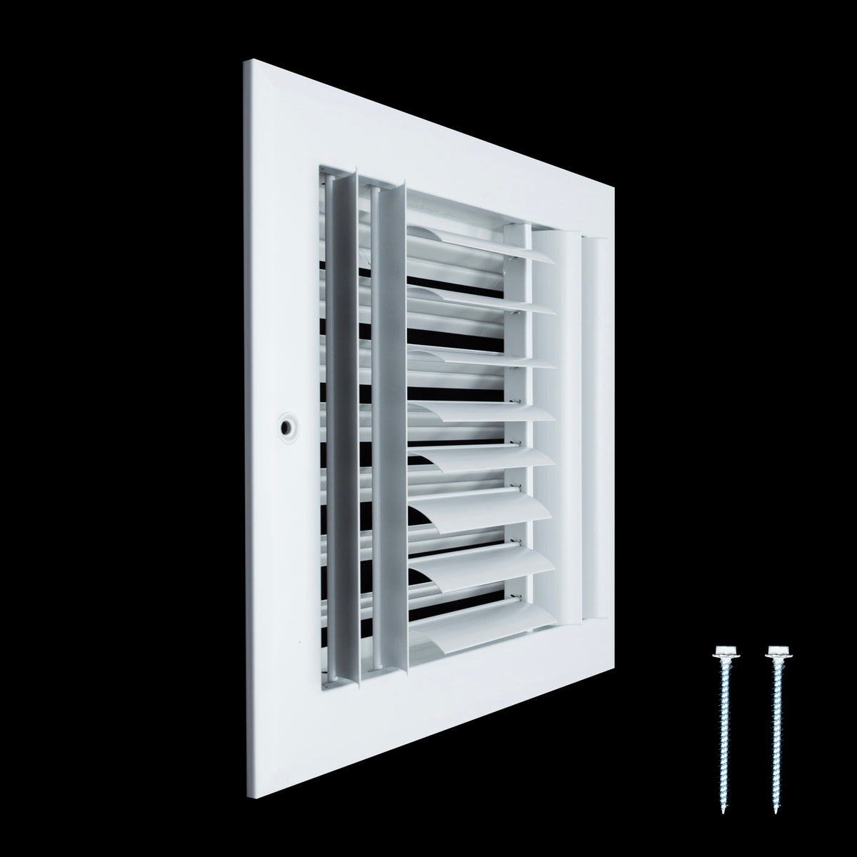 Handua Aluminum Adjustable Air Supply Grille | 3 WAY Register Vent Cover Grill for Sidewall and Ceiling