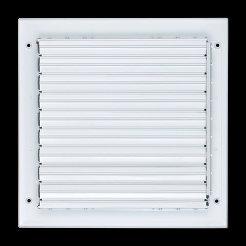 Handua Aluminum Adjustable Air Supply Grille | 4 WAY Register Vent Cover Grill for Sidewall and Ceiling