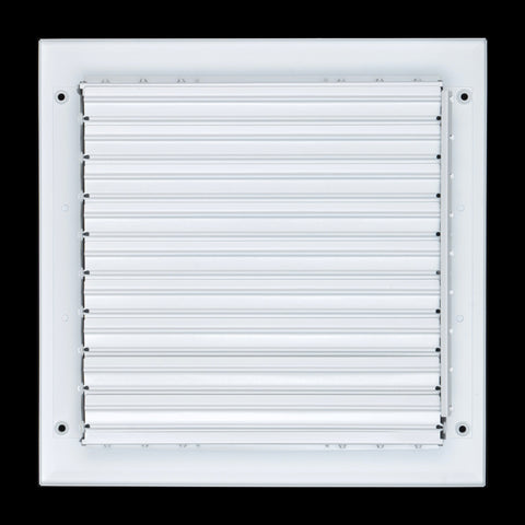 Handua Aluminum Adjustable Air Supply Grille | 4 WAY Register Vent Cover Grill for Sidewall and Ceiling