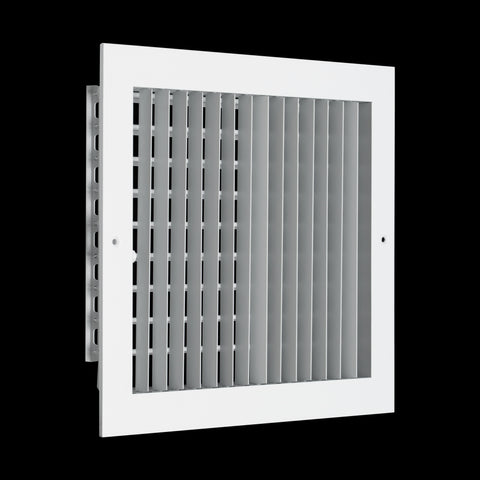 12x10 Modern Aluminum Air Vent Covers & HVAC Grilles | Wall & Ceiling | White | Outer Dimension: 13-3/4"W X 11-3/4"H