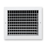 12x10 Modern Aluminum Air Vent Covers & HVAC Grilles | Wall & Ceiling | White | Outer Dimension: 13-3/4"W X 11-3/4"H