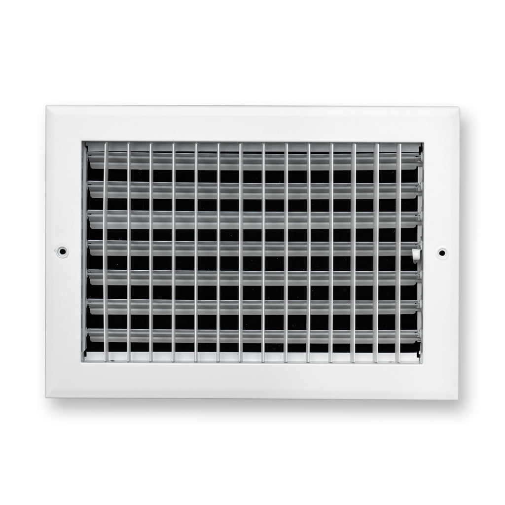 12x8 Modern Aluminum Air Vent Covers & HVAC Grilles | Wall & Ceiling | White | Outer Dimension: 13-3/4"W X 9-3/4"H