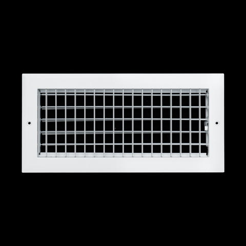 14x6 Modern Aluminum Air Vent Covers & HVAC Grilles | Wall & Ceiling | White | Outer Dimension: 15-3/4"W X 7-3/4"H