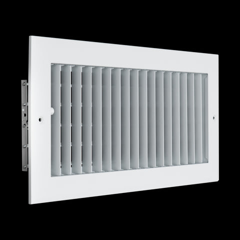 14x6 Modern Aluminum Air Vent Covers & HVAC Grilles | Wall & Ceiling | White | Outer Dimension: 15-3/4"W X 7-3/4"H
