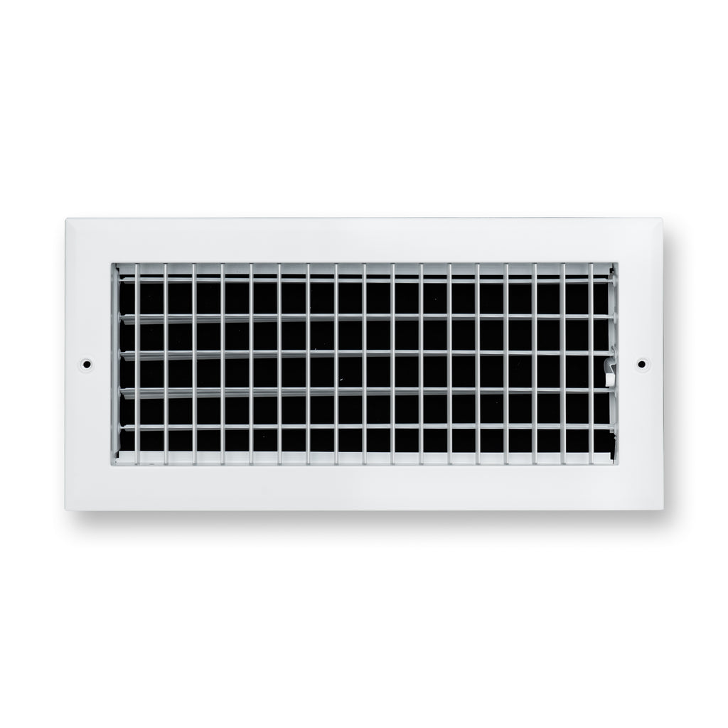 14x6 Modern Aluminum Air Vent Covers & HVAC Grilles | Wall & Ceiling | White | Outer Dimension: 15-3/4"W X 7-3/4"H