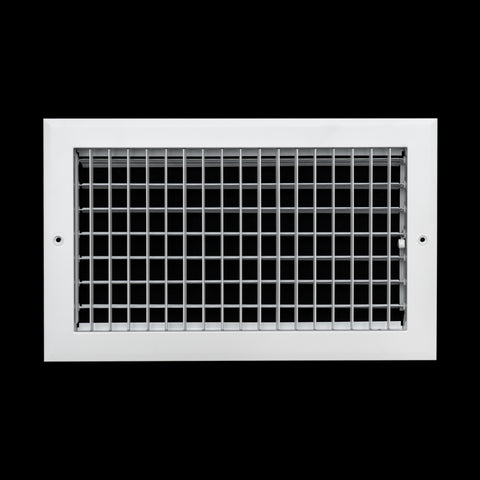 14x8 Modern Aluminum Air Vent Covers & HVAC Grilles | Wall & Ceiling | White | Outer Dimension: 15-3/4"W X 9-3/4"H