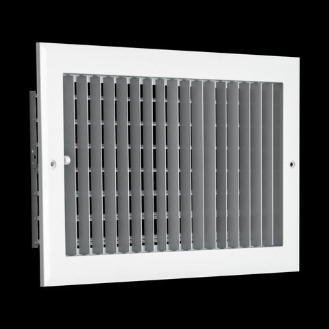 14x8 Modern Aluminum Air Vent Covers & HVAC Grilles | Wall & Ceiling | White | Outer Dimension: 15-3/4"W X 9-3/4"H