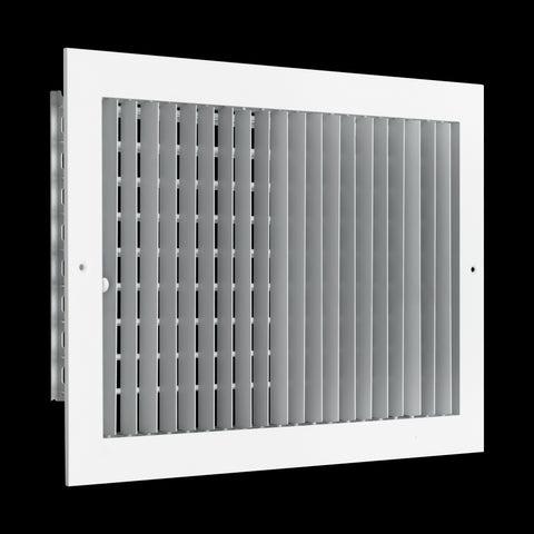 16x10 Modern Aluminum Air Vent Covers & HVAC Grilles | Wall & Ceiling | White | Outer Dimension: 17-3/4"W X 11-3/4"H