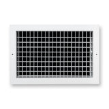 16x10 Modern Aluminum Air Vent Covers & HVAC Grilles | Wall & Ceiling | White | Outer Dimension: 17-3/4"W X 11-3/4"H