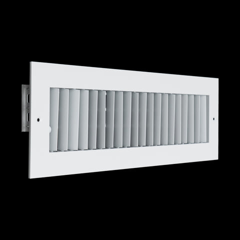 16x4 Modern Aluminum Air Vent Covers & HVAC Grilles | Wall & Ceiling | White | Outer Dimension: 17-3/4"W X 5-3/4"H