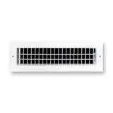 16x4 Modern Aluminum Air Vent Covers & HVAC Grilles | Wall & Ceiling | White | Outer Dimension: 17-3/4"W X 5-3/4"H