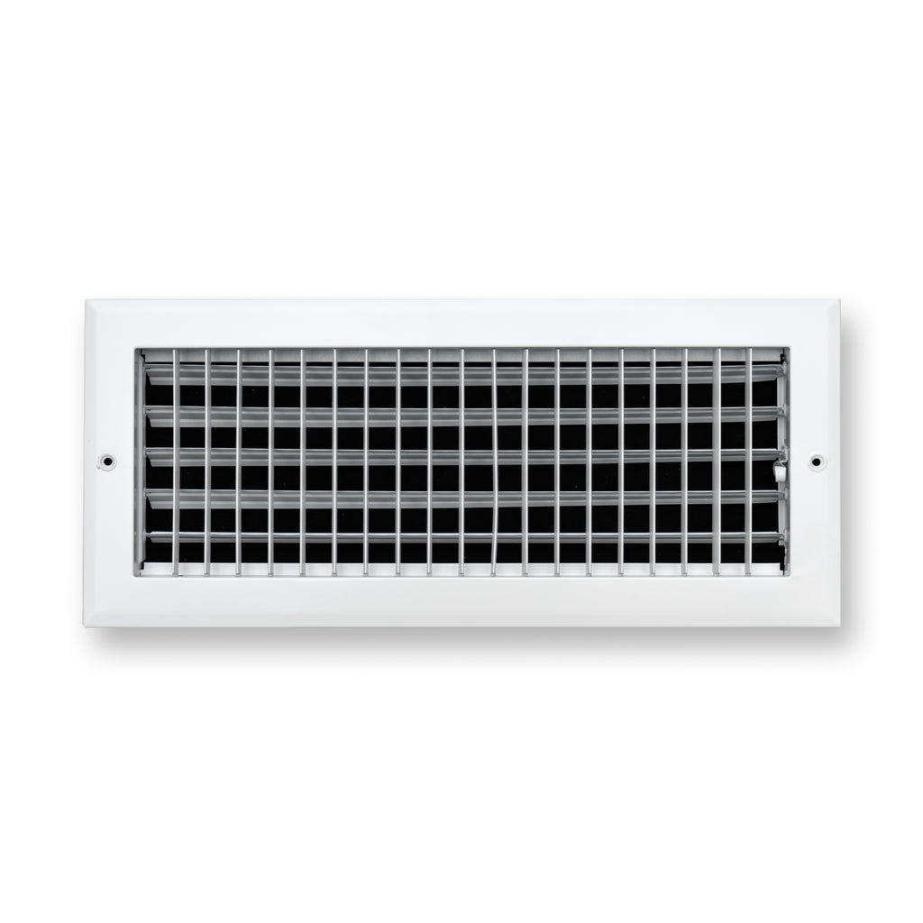 16x6 Modern Aluminum Air Vent Covers & HVAC Grilles | Wall & Ceiling | White | Outer Dimension: 17-3/4"W X 7-3/4"H