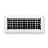 16x6 Modern Aluminum Air Vent Covers & HVAC Grilles | Wall & Ceiling | White | Outer Dimension: 17-3/4"W X 7-3/4"H