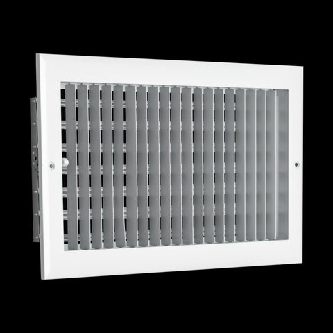 16x8 Modern Aluminum Air Vent Covers & HVAC Grilles | Wall & Ceiling | White | Outer Dimension: 17-3/4"W X 9-3/4"H