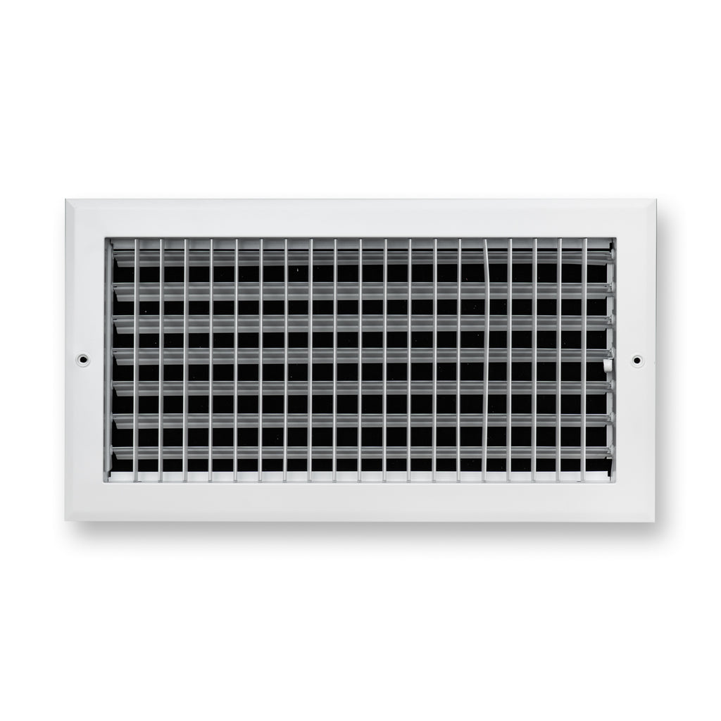 16x8 Modern Aluminum Air Vent Covers & HVAC Grilles | Wall & Ceiling | White | Outer Dimension: 17-3/4"W X 9-3/4"H