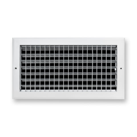16x8 Modern Aluminum Air Vent Covers & HVAC Grilles | Wall & Ceiling | White | Outer Dimension: 17-3/4"W X 9-3/4"H