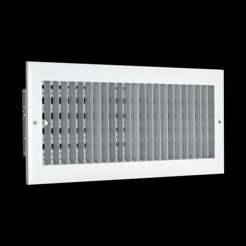 18x6 Modern Aluminum Air Vent Covers & HVAC Grilles | Wall & Ceiling | White | Outer Dimension: 19-3/4"W X 7-3/4"H