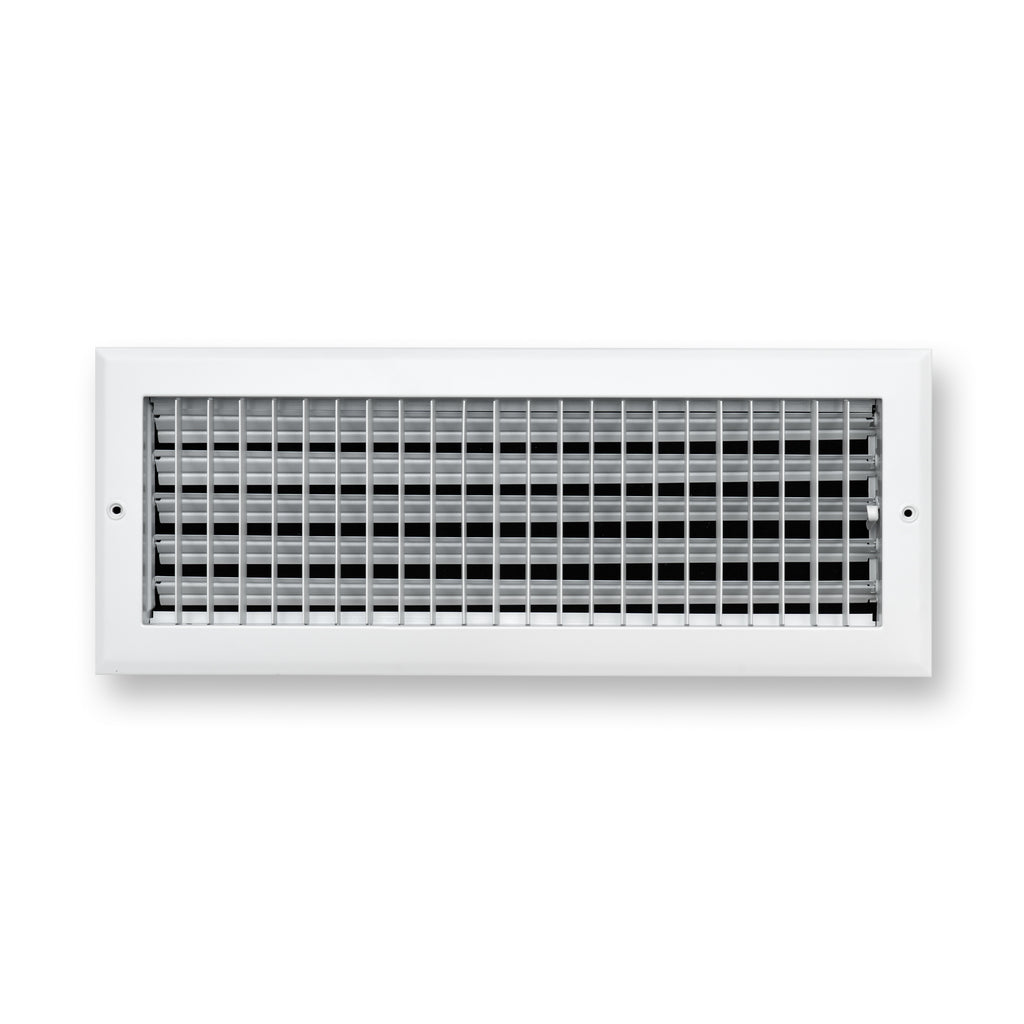 18x6 Modern Aluminum Air Vent Covers & HVAC Grilles | Wall & Ceiling | White | Outer Dimension: 19-3/4"W X 7-3/4"H