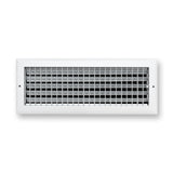 18x6 Modern Aluminum Air Vent Covers & HVAC Grilles | Wall & Ceiling | White | Outer Dimension: 19-3/4"W X 7-3/4"H