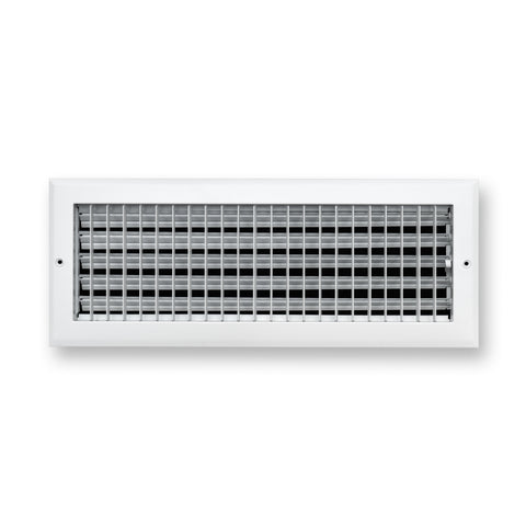 18x6 Modern Aluminum Air Vent Covers & HVAC Grilles | Wall & Ceiling | White | Outer Dimension: 19-3/4"W X 7-3/4"H