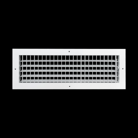 20x6 Modern Aluminum Air Vent Covers & HVAC Grilles | Wall & Ceiling | White | Outer Dimension: 21-3/4"W X 7-3/4"H