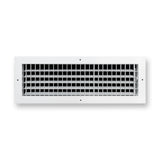 20x6 Modern Aluminum Air Vent Covers & HVAC Grilles | Wall & Ceiling | White | Outer Dimension: 21-3/4"W X 7-3/4"H