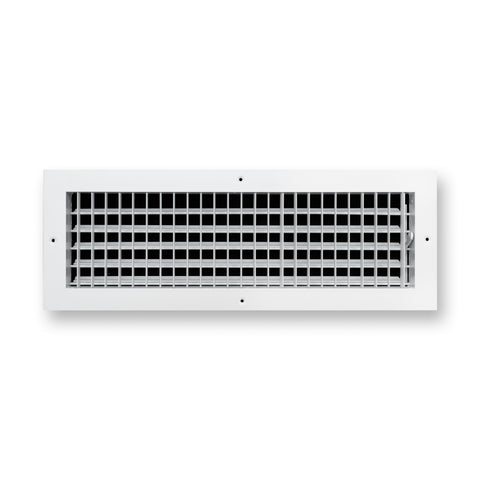 20x6 Modern Aluminum Air Vent Covers & HVAC Grilles | Wall & Ceiling | White | Outer Dimension: 21-3/4"W X 7-3/4"H