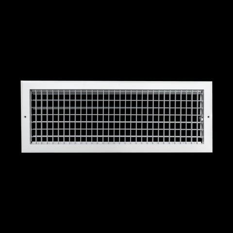 24x8 Modern Aluminum Air Vent Covers & HVAC Grilles | Wall & Ceiling | White | Outer Dimension: 25-3/4"W X 9-3/4"H