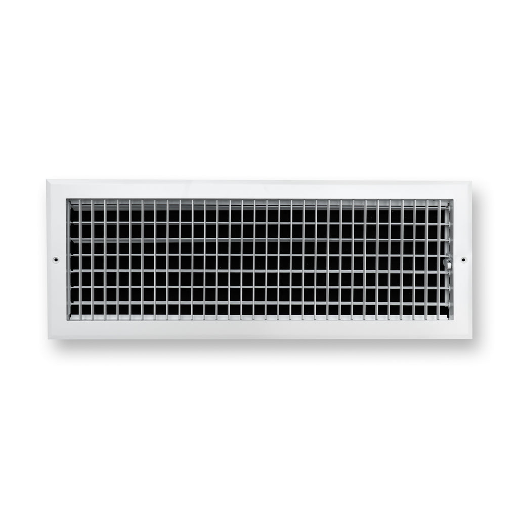 24x8 Modern Aluminum Air Vent Covers & HVAC Grilles | Wall & Ceiling | White | Outer Dimension: 25-3/4"W X 9-3/4"H