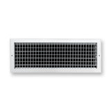 24x8 Modern Aluminum Air Vent Covers & HVAC Grilles | Wall & Ceiling | White | Outer Dimension: 25-3/4"W X 9-3/4"H