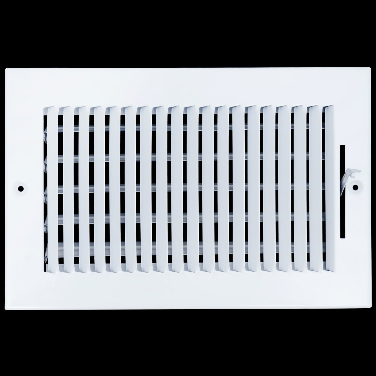 10 X 6 Duct Opening | 1 WAY Steel Air Supply Diffuser for Sidewall and Ceiling