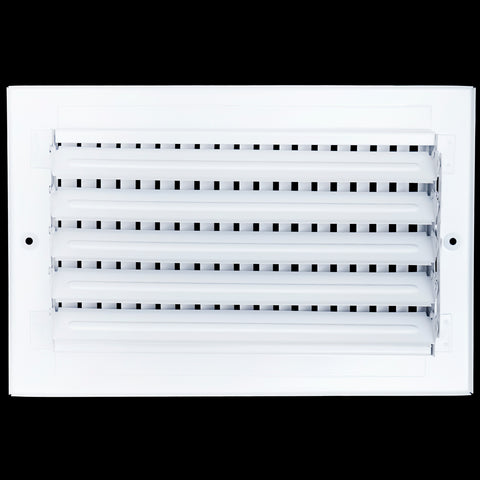 10 X 6 Duct Opening | 1 WAY Steel Air Supply Diffuser for Sidewall and Ceiling
