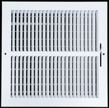 12 X 12 Duct Opening | 1 WAY Steel Air Supply Diffuser for Sidewall and Ceiling