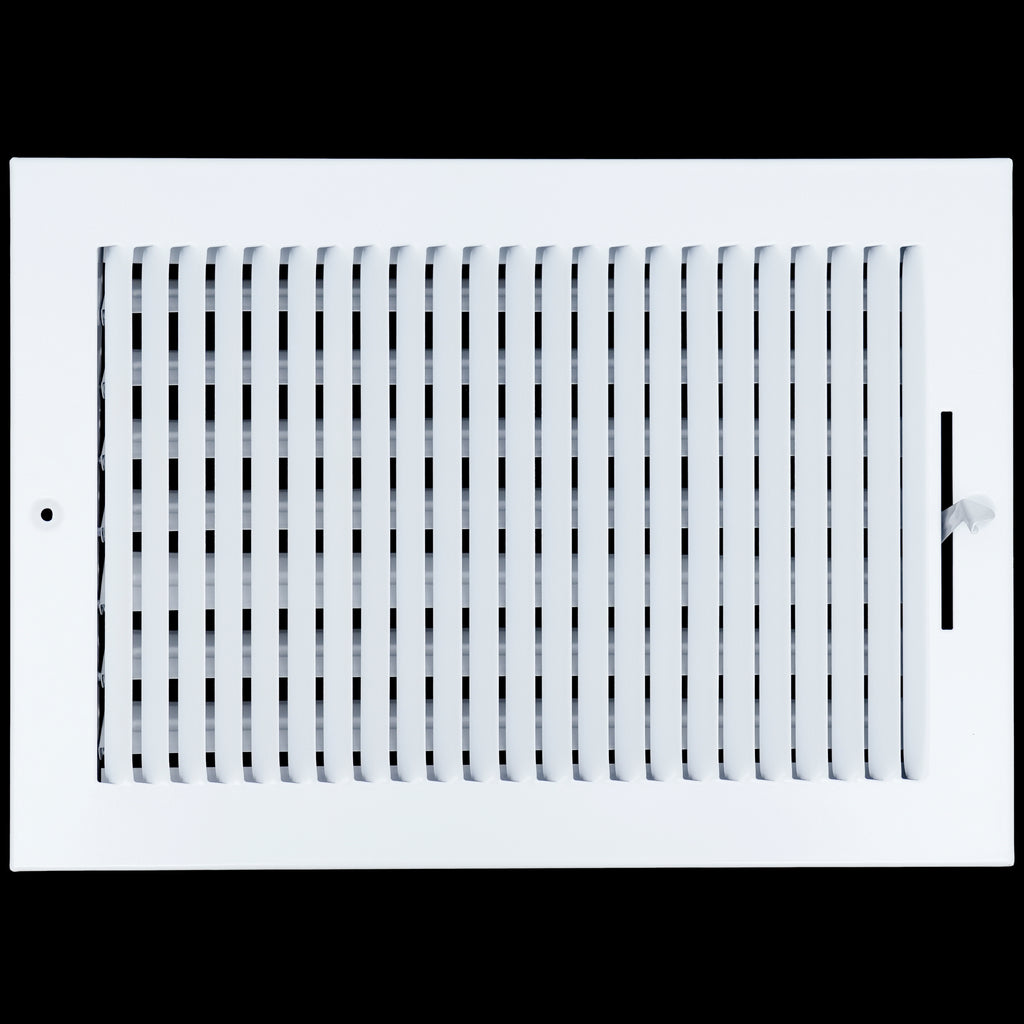 12 X 8 Duct Opening | 1 WAY Steel Air Supply Diffuser for Sidewall and Ceiling