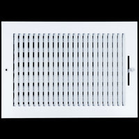 12 X 8 Duct Opening | 1 WAY Steel Air Supply Diffuser for Sidewall and Ceiling