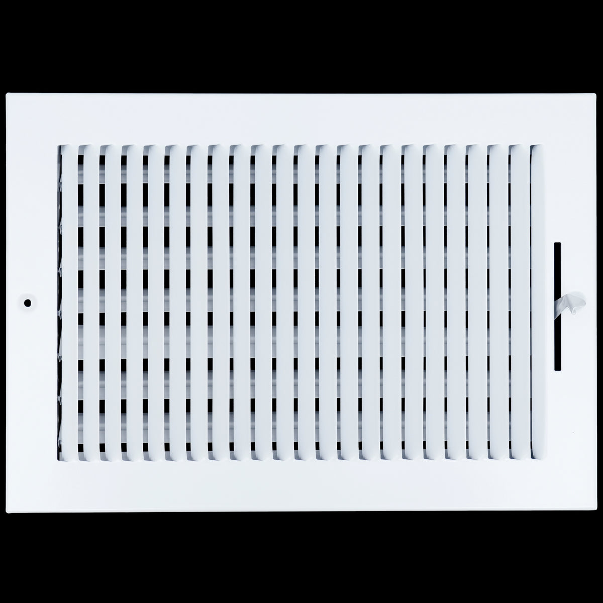 12 X 8 Duct Opening | 1 WAY Steel Air Supply Diffuser for Sidewall and Ceiling