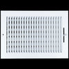 12 X 8 Duct Opening | 1 WAY Steel Air Supply Diffuser for Sidewall and Ceiling