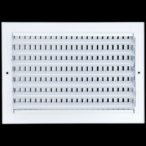12 X 8 Duct Opening | 1 WAY Steel Air Supply Diffuser for Sidewall and Ceiling