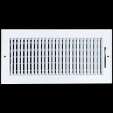 14 X 6 Duct Opening | 1 WAY Steel Air Supply Diffuser for Sidewall and Ceiling