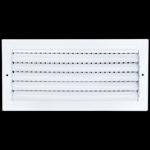 14 X 6 Duct Opening | 1 WAY Steel Air Supply Diffuser for Sidewall and Ceiling