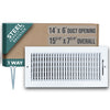 Steel Air Supply Diffuser 1 WAY | Vent Cover Grille for Sidewall and Ceiling