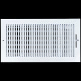 16 X 8 Duct Opening | 1 WAY Steel Air Supply Diffuser for Sidewall and Ceiling