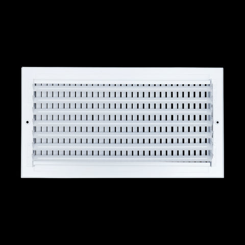 16 X 8 Duct Opening | 1 WAY Steel Air Supply Diffuser for Sidewall and Ceiling